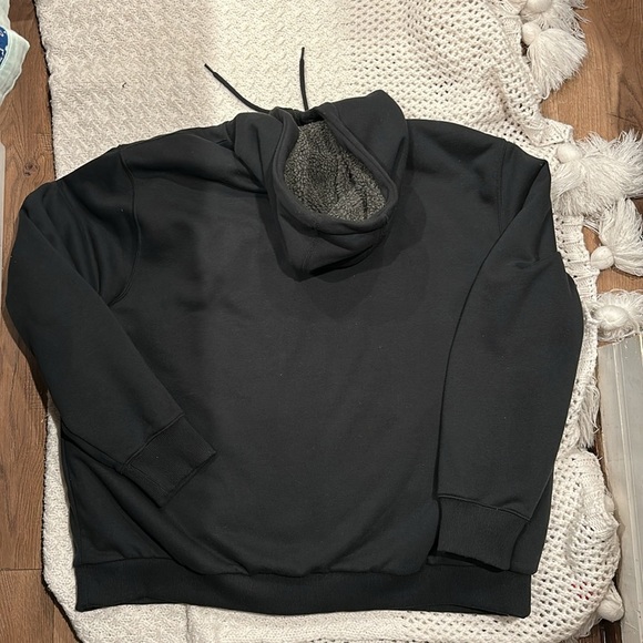 Carhartt Black Zip-Up Hoodie MENS RAIN DEFENDER 2XL - Picture 9 of 9